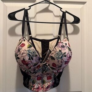 Floral Victoria’s Secret Corset Bra